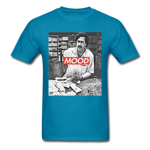 Pablo Escobar Mood shirt Parody Supreme T-Shirt Size S-6XL - turquoise