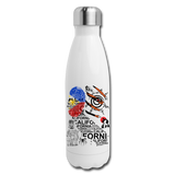 erv test1 - Insulated Stainless Steel Water Bottle - white