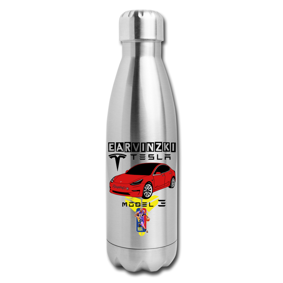 erv test1 - Insulated Stainless Steel Water Bottle - silver
