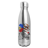 erv test1 - Insulated Stainless Steel Water Bottle - silver