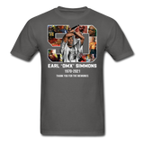 DMX shirt 90s rap GRAMMY Ruff Ryder concert HIP HOP Earl Simmons T-SHIRT S-6XL - charcoal
