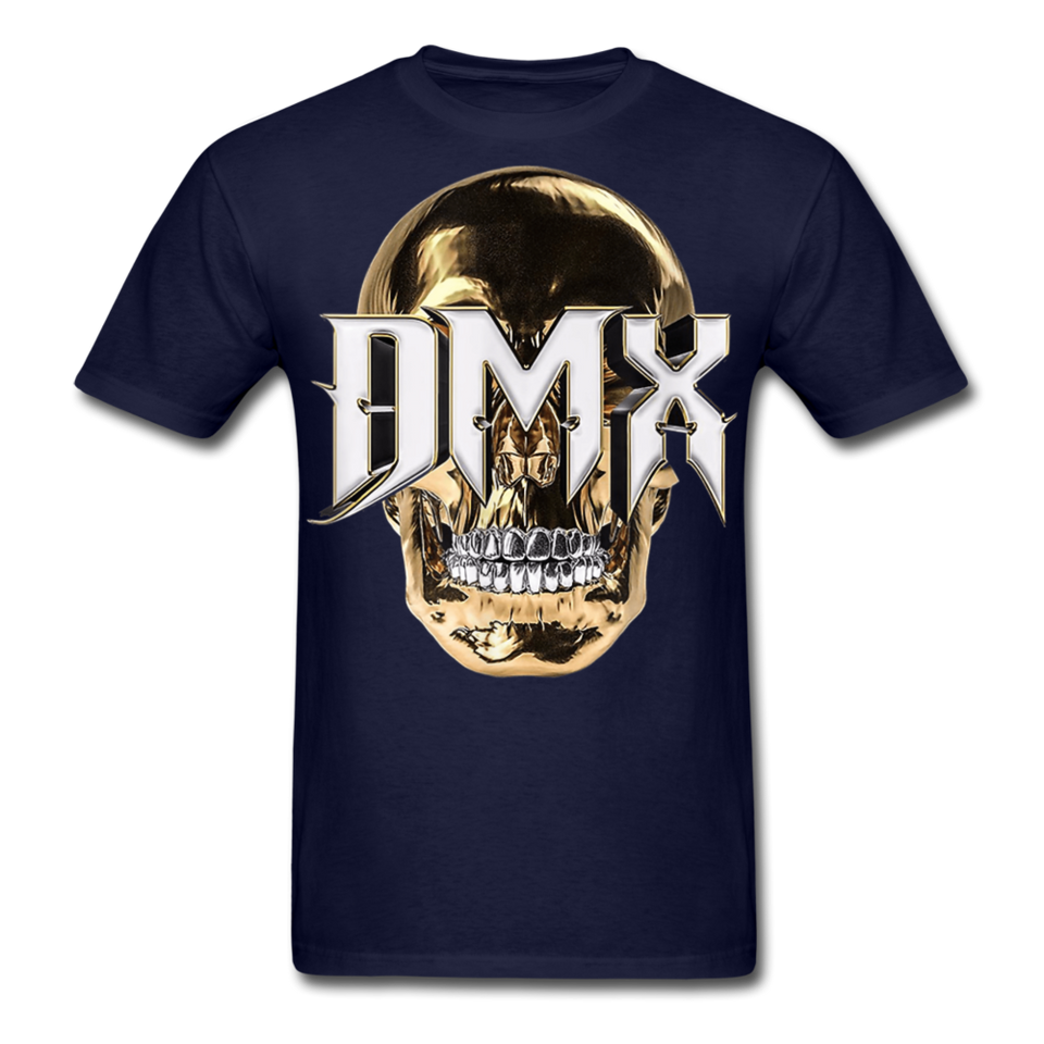 DMX shirt Ruff Ryders Skull T-Shirt Size S-6XL - navy