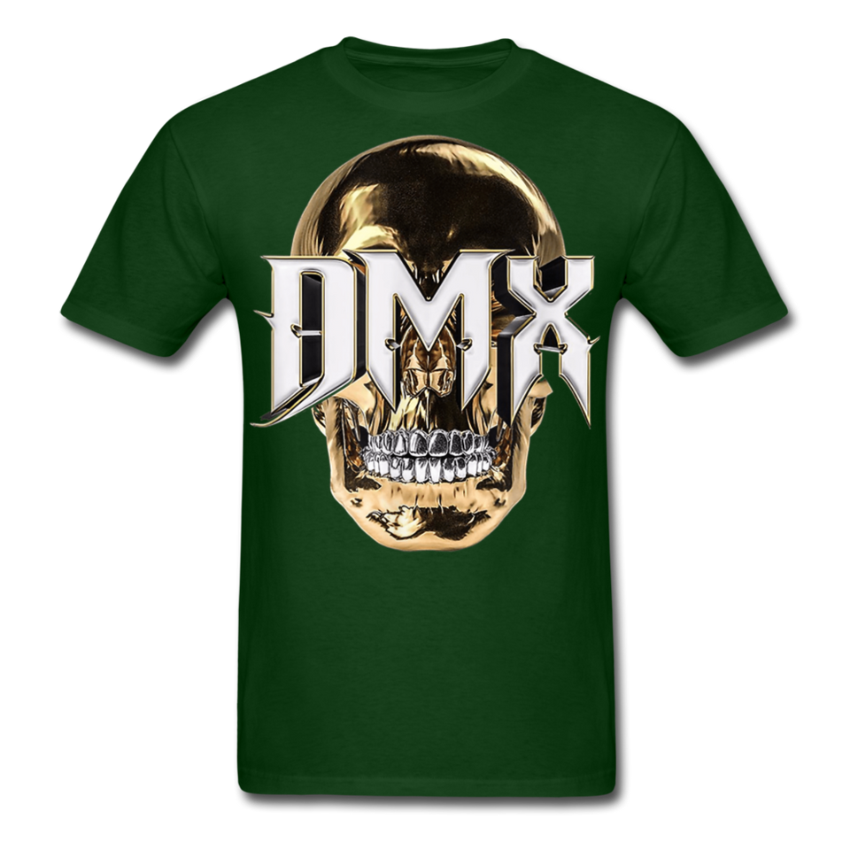 DMX shirt Ruff Ryders Skull T-Shirt Size S-6XL - forest green