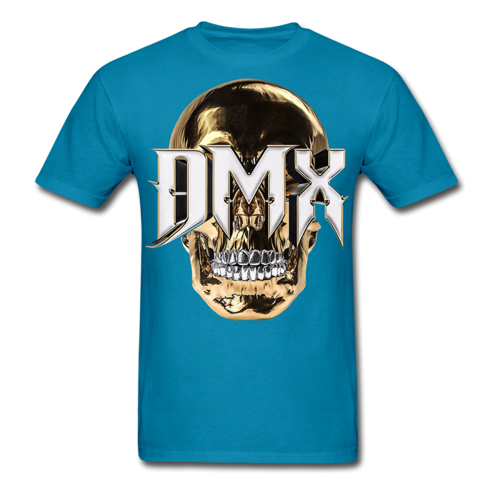 DMX shirt Ruff Ryders Skull T-Shirt Size S-6XL - turquoise