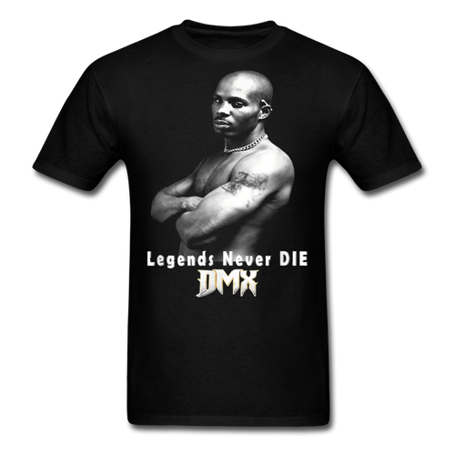 DMX shirt Ruff Ryders Legends Never Die Black T-Shirt Size S-6XL - black