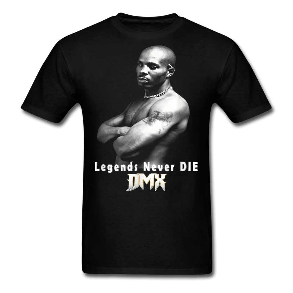 DMX shirt Ruff Ryders Legends Never Die Black T-Shirt Size S-6XL - black