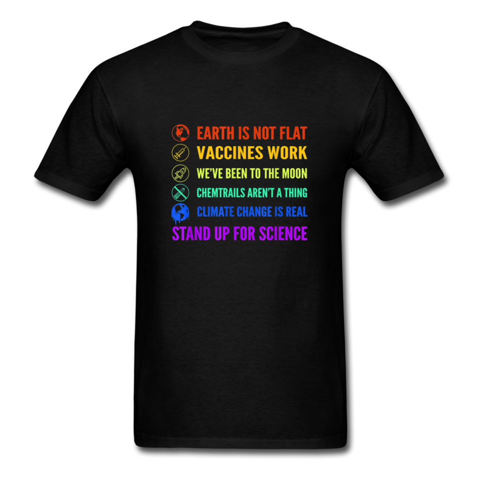 Vaccines work shirt Pro Vaccine TShirt Immunization Science T-Shirt Size S-6XL - black