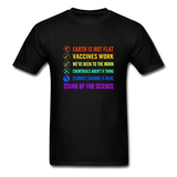 Vaccines work shirt Pro Vaccine TShirt Immunization Science T-Shirt Size S-6XL - black