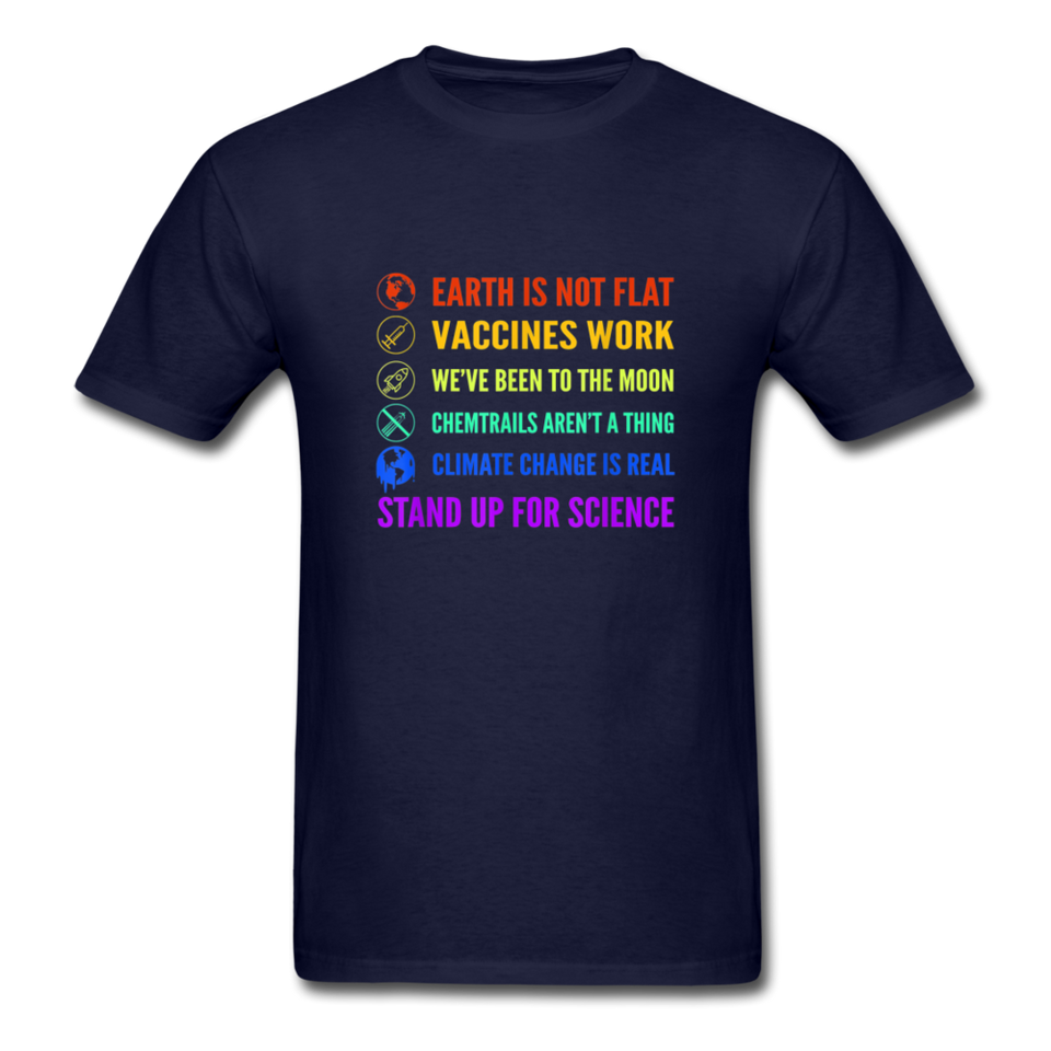 Vaccines work shirt Pro Vaccine TShirt Immunization Science T-Shirt Size S-6XL - navy