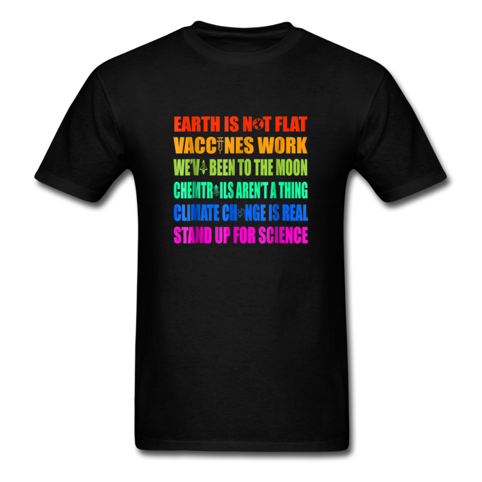 Vaccines work shirt Pro Vaccine TShirt Immunization Science T-Shirt Size S-6XL - black