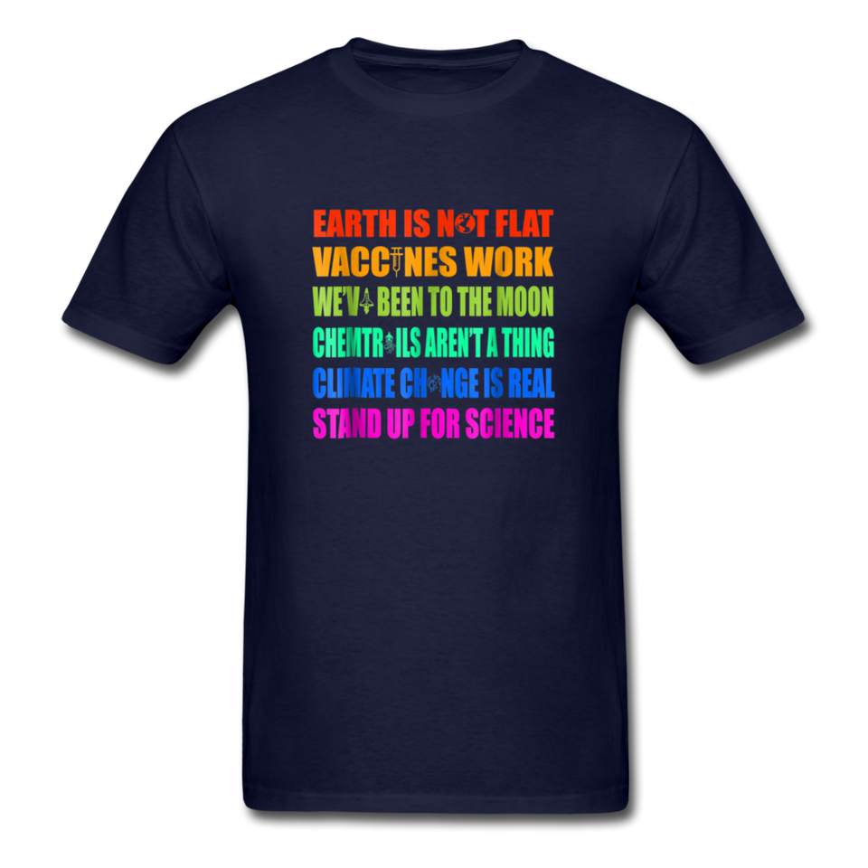 Vaccines work shirt Pro Vaccine TShirt Immunization Science T-Shirt Size S-6XL - navy