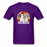 Funny Nurse Vaccinated Pro Vaccines T-Shirt - purple