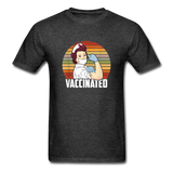Funny Nurse Vaccinated Pro Vaccines T-Shirt - heather black