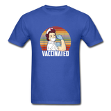 Funny Nurse Vaccinated Pro Vaccines T-Shirt - royal blue