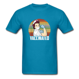 Funny Nurse Vaccinated Pro Vaccines T-Shirt - turquoise