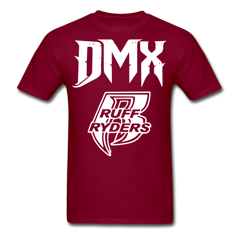 DMX shirt Ruff Ryders T-Shirt Size S-6XL - burgundy