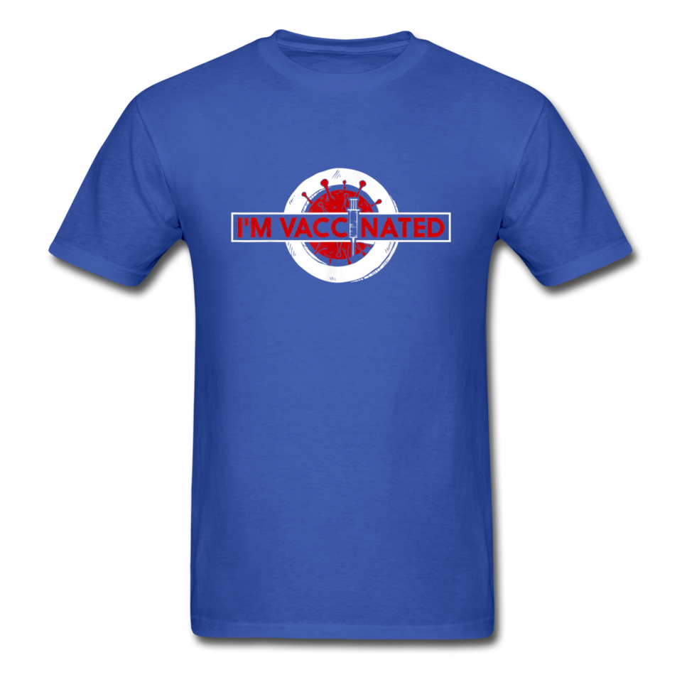Im Vaccinated T-Shirt Size S-6XL - royal blue