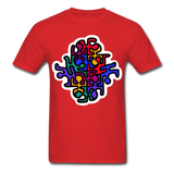 Keith Haring shirt Graphic Street Art T-Shirt - red