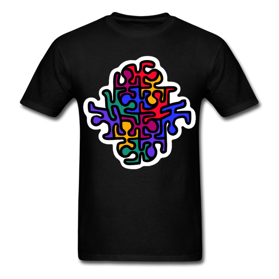 Keith Haring shirt Graphic Street Art T-Shirt - black