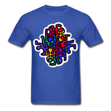 Keith Haring shirt Graphic Street Art T-Shirt - royal blue