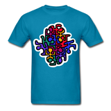Keith Haring shirt Graphic Street Art T-Shirt - turquoise