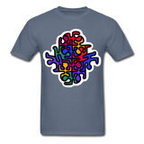Keith Haring shirt Graphic Street Art T-Shirt - denim