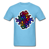Keith Haring shirt Graphic Street Art T-Shirt - aquatic blue