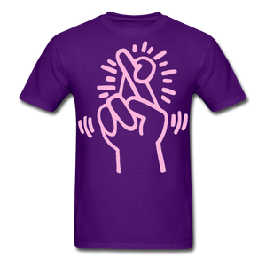 Keith Haring shirt Graphic Street Art T-Shirt - purple