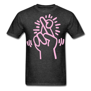 Keith Haring shirt Graphic Street Art T-Shirt - heather black