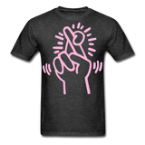 Keith Haring shirt Graphic Street Art T-Shirt - heather black