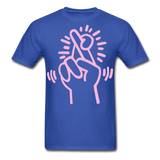 Keith Haring shirt Graphic Street Art T-Shirt - royal blue