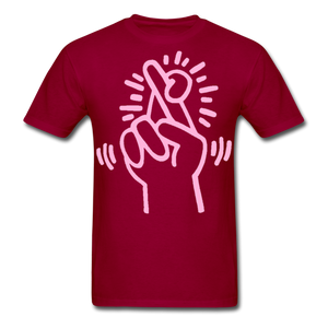 Keith Haring shirt Graphic Street Art T-Shirt - dark red