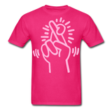 Keith Haring shirt Graphic Street Art T-Shirt - fuchsia