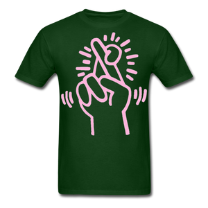 Keith Haring shirt Graphic Street Art T-Shirt - forest green