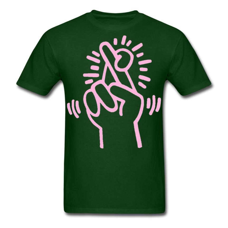 Keith Haring shirt Graphic Street Art T-Shirt - forest green