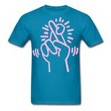 Keith Haring shirt Graphic Street Art T-Shirt - turquoise