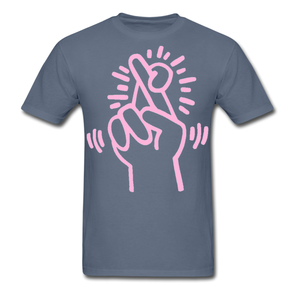 Keith Haring shirt Graphic Street Art T-Shirt - denim