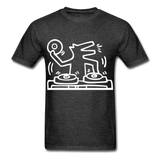 Keith Haring shirt Graphic DJ DOG Street Art T-Shirt Size S-6XL - heather black