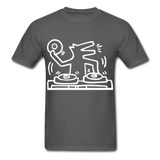 Keith Haring shirt Graphic DJ DOG Street Art T-Shirt Size S-6XL - charcoal