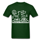 Keith Haring shirt Graphic DJ DOG Street Art T-Shirt Size S-6XL - forest green