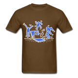 Keith Haring shirt Graphic Street Art T-Shirt Size S-6XL - brown