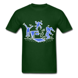 Keith Haring shirt Graphic Street Art T-Shirt Size S-6XL - forest green