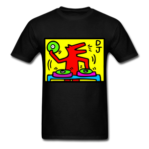 Keith Haring - DJ  1988  Talking Heads  Abstrait  Pop Art T-shirt respirant - black