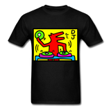 Keith Haring - DJ  1988  Talking Heads  Abstrait  Pop Art T-shirt respirant - black