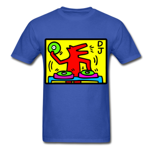 Keith Haring - DJ  1988  Talking Heads  Abstrait  Pop Art T-shirt respirant - royal blue