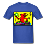 Keith Haring - DJ  1988  Talking Heads  Abstrait  Pop Art T-shirt respirant - royal blue