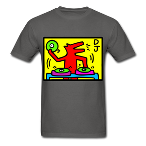 Keith Haring - DJ  1988  Talking Heads  Abstrait  Pop Art T-shirt respirant - charcoal