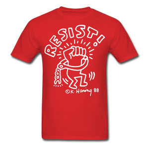 Keith Haring 88 shirt - Resist Meilleur vendeur Graphic Art T-Shirt Size S-6XL - red