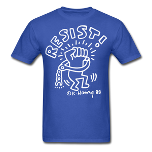 Keith Haring 88 shirt - Resist Meilleur vendeur Graphic Art T-Shirt Size S-6XL - royal blue