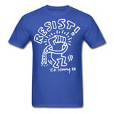 Keith Haring 88 shirt - Resist Meilleur vendeur Graphic Art T-Shirt Size S-6XL - royal blue